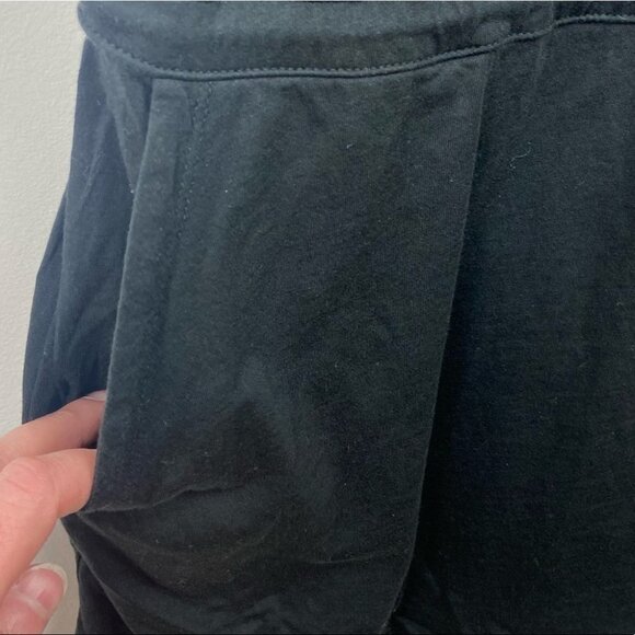 ARITZIA Wilfred Free Romper Black Tie Waist Modal Size XS Minimalist Playsuit - Picture 5 of 13